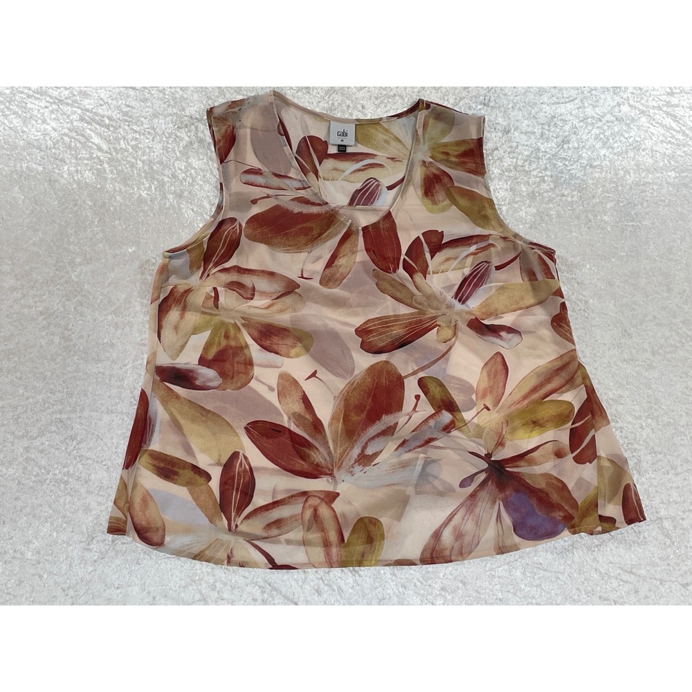 Cabi Fairy tail floral Top #4735, size MEDIUM, Fall 2024 - EUC